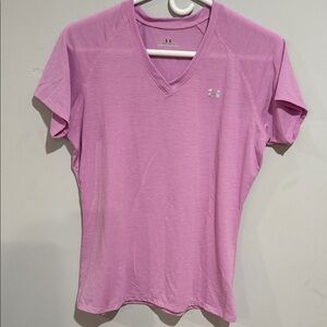 Under Armour Men's Light Purple V-Neck Tee